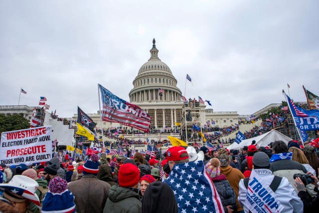 <p>January 6 rioters held in Washington prison say their time behind bars has only made them more supportive of Donald Trump’s election lies. Rioters loyal to President Donald Trump at the U.S. Capitol in Washington, Jan. 6, 2021</p>