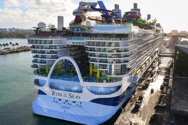 <p>Royal Caribbean’s Icon of the Seas, the world’s largest cruise ship</p>