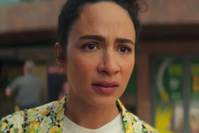 <p>Aurora Perrineau as Riddy in Netflix show ‘Kaos’</p>