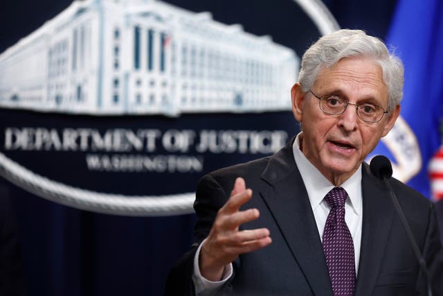 <p>Attorney General Merrick Garland </p>