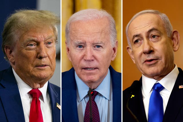 <p>President Joe Biden doesn’t mince his words when it comes to talking about Trump and Netanyahu in private, according to the new book </p>