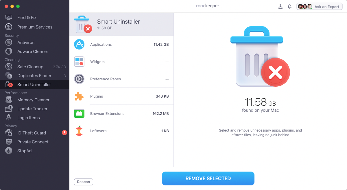 mackeeper smart uninstaller