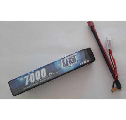 7000mAh 135C 2S (7.4V) Lipo Black Line Battery