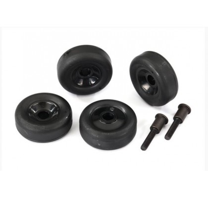 Wheels (4)/ axles (2) (for T-Maxx®/E-Maxx wheelie bar)