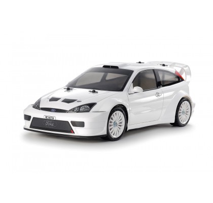 2003 Ford Focus Rs Custom TT-02-Kit -Prepainted White