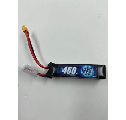 450mAh 3S 80c Flight Lipo (11.1v)