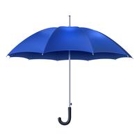 Realistic Blue Umbrella vector