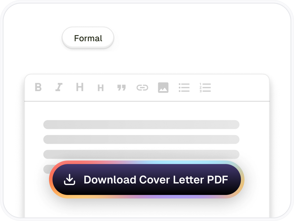 AI Cover letter