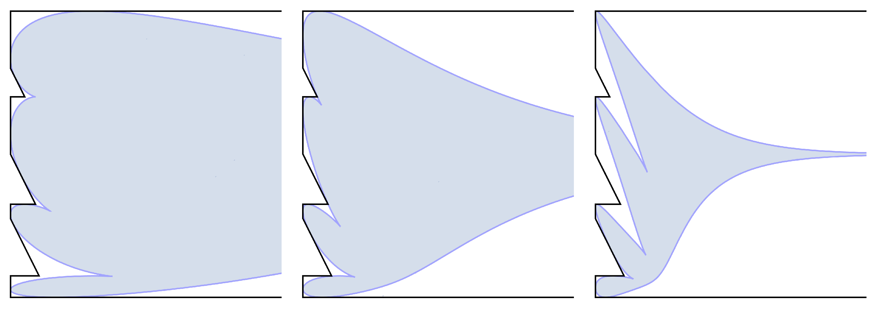 Limit shapes of the noncolliding q-exchangeable random walks