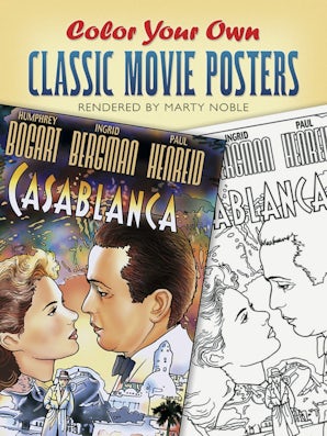 Color Your Own Classic Movie Posters