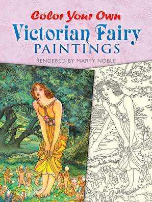 Color Your Own Victorian Fairy Paintings