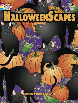 HalloweenScapes Coloring Book