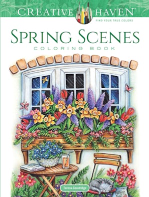 Creative Haven Spring Scenes Coloring Book