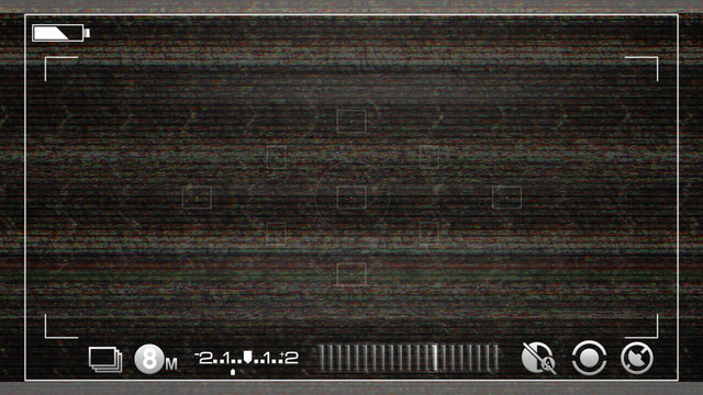 Camera LCD Overlay with Glitch 2