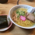 Shokujidokoro Ikuya - 塩ラーメンとおにぎり