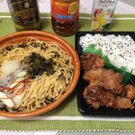 FamilyMart Sakaishi No Machi Higashi Ten - H.31.1.4.昼 若鶏のジューシー唐揚弁当 430円税込・和パスタ しらすと高菜 430円税込