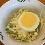 Soba Komachi - サービスの無料サラダ