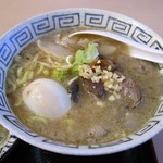 Suiko Yume - しし焼肉味噌ラーメン＆ミニ鹿肉ソースカツ丼セット の しし焼肉味噌ラーメン