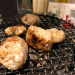 Ozawa Shoten Atsugi Asahicho Ten - 塩ホルモンは七輪でパリッと焼き上げちゅー