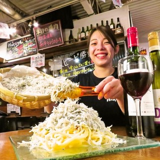 小沙丁魚無限加!名產!大量小沙丁魚的香蒜辣椒意面♪