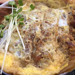 一口茶屋 - カツ丼 (´∀｀)/ 税抜き(と見えにくいメニューの端に小さく表示)そこダメ