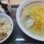 Sugakiya Chita Itoyokado Ten - ネギラーメン+デザートセット