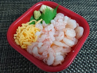 Umi no Takara Donmaru Atsubetsu Ten - エビ二色丼