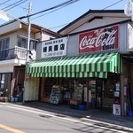 細貝商店 - コカ・コーラの看板