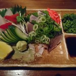 もつ鍋・餃子 永楽 - 鮮魚の刺身