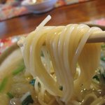 ぢゞばゞ - 玉ねぎと　ほうれん草の　あんかけパスタ