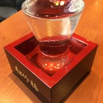 はねあげ - 日本酒「松竹梅 樽酒」390円也。