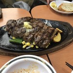 Steak Hamburger steak & Salad Bar Ken Kamata Ten - けんステーキ メガ 