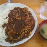 池内食堂 - カレーライス（横綱盛り）　690円+500円