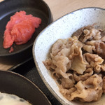 Yoshinoya Rokugosen Ishioka Ten - 牛小鉢と明太子