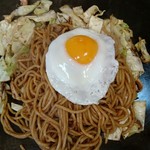 鶴橋風月 - デラックス焼きそば！ うましっ！