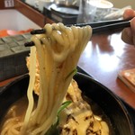 SALLY'S kitchen - うどんリフトアップ、やや細身で柔らかく優しい麺