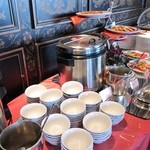 Chinese Tori - おかゆ、スープ、フルーツ、スイーツは、オーダーではなく、取りに行きます。　食べ放題です。