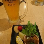 FUNEYA Oumi Hachiman Ten - 突出しとビールで乾杯