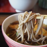 Soba Izakaya Konaka Umeda Sukairu Ten - 黒毛和牛 他人丼とミニきつねそばセット（ミニきつねそば：そば）