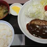 Gohan cafe Cha no Ma - ハンバーグ定食800円