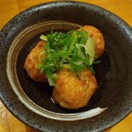 Sumibi Yakitori Marunaka - 付きだし つくねポン酢