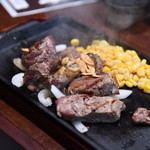 Ikinari Steak Homeplaza Nafuko Higashisahaya Ten - 乱切りカットステーキ