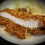 Katsudon Tonkatsu Katsu Fuku Nihama Ten - 熟成豚のロースかつ断面