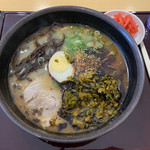 Umaka Ken Miyahara Sabisueria Noborisen Ten - くまもと高菜ラーメン（780円）