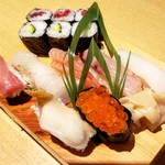 Sushi Tamura - 松鮨 (味噌汁付き)  1760円