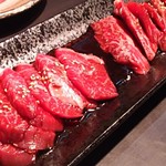 炭火焼肉　焼肉の岩さん - ハラミ・カルビ