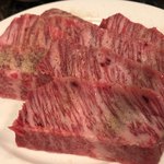 焼肉磐梯山 - 黒毛和牛特上カルビ