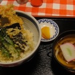 Sanbandokoro Shikoku Udon - 天丼セット　（天丼+ミニうどん）