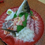 潮屋 - 料理写真:刺し身盛り合わせ　２人前