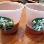 Starbucks Coffee Ichinoseki Ten - アイスコーヒーとアイスカフェオレ